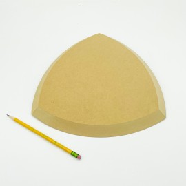 Spherical Triangle 11 inch Pottery Form by GR Pottery Forms